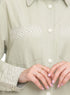 Olive Embroidered Shirt - Khotwh